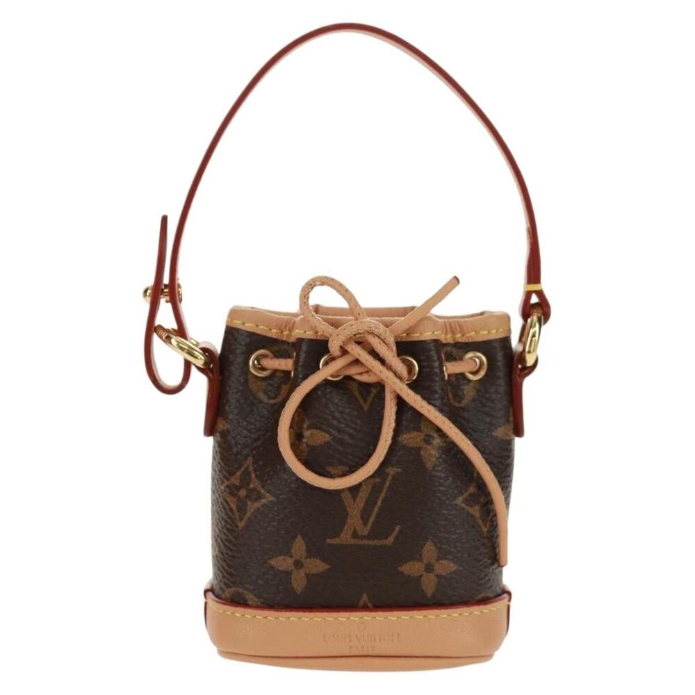 Louis Vuitton Monogram Vivienne Micronoe Bag Charm Brown